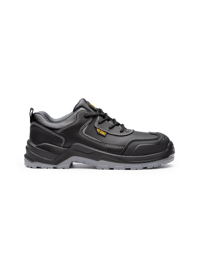 ROLY WRK BRAX Unisex work shoes in black/lead - promotional clothing printed with your company logo