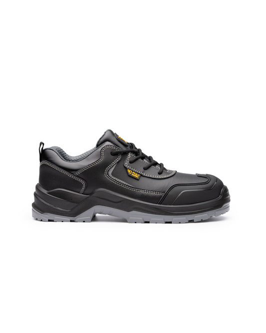 ROLY WRK BRAX Unisex work shoes in black/lead - promotional clothing printed with your company logo