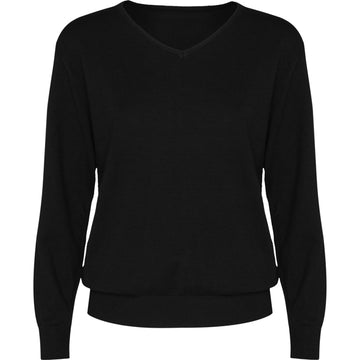 ROLY WRK HILUX WOMAN Women's jumper in black - promotional clothing printed with your company logo