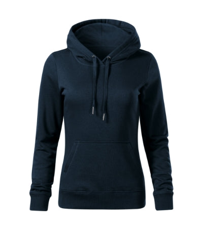 MALFINI BREAK Women's sweatshirt in navy blue - promotional clothing printed with your company logo
