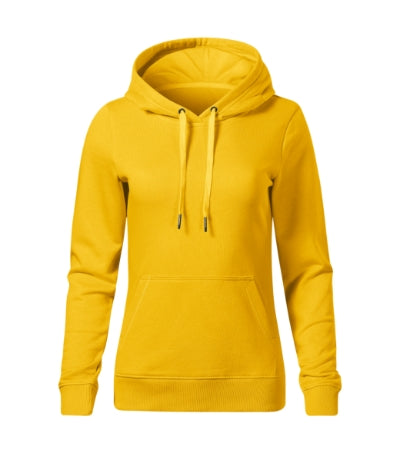 MALFINI BREAK Women's sweatshirt in yellow - promotional clothing printed with your company logo