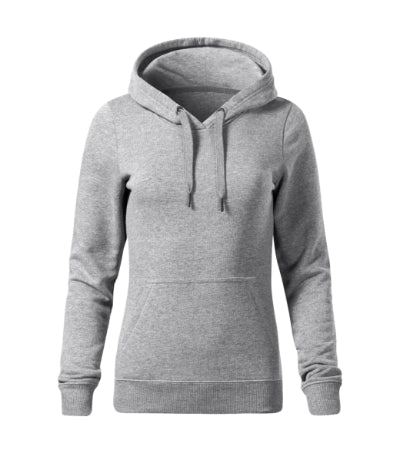 MALFINI BREAK Women's sweatshirt in gray melange - promotional clothing printed with your company logo