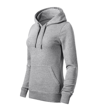 MALFINI BREAK Women's sweatshirt in gray melange - promotional clothing printed with your company logo