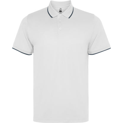ROLY WRK SIAN Unisex polo shirt in white - promotional clothing printed with your company logo