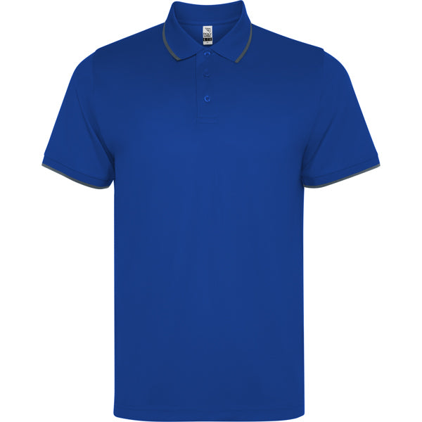ROLY WRK SIAN Unisex polo shirt in royal blue - promotional clothing printed with your company logo