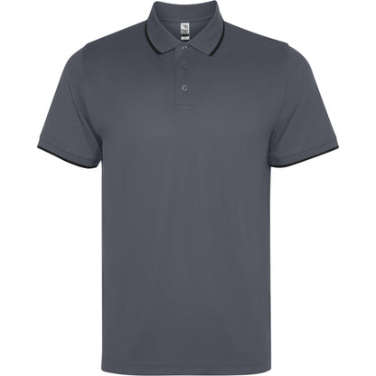 ROLY WRK SIAN Unisex polo shirt in lead - promotional clothing printed with your company logo
