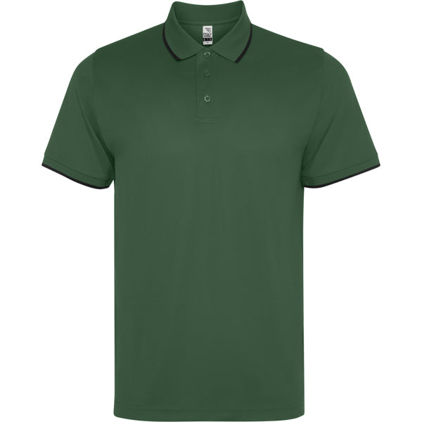 ROLY WRK SIAN Unisex polo shirt in bottle green - promotional clothing printed with your company logo