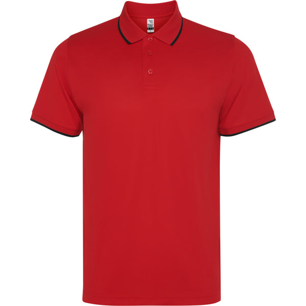 ROLY WRK SIAN Unisex polo shirt in red - promotional clothing printed with your company logo