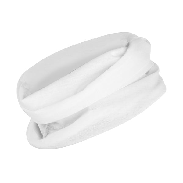 Stamina NANUK Polyester neck warmer in white - promotional merchandise printed with your company logo