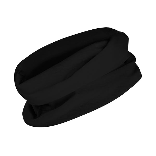Stamina NANUK Polyester neck warmer in black - promotional merchandise printed with your company logo