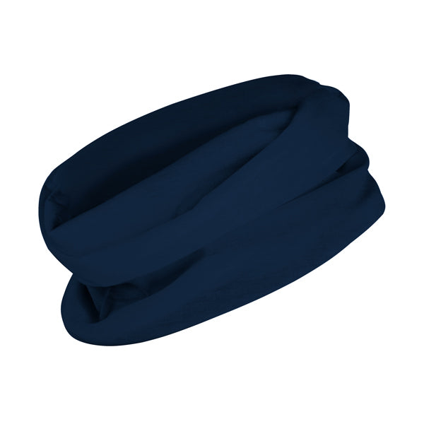 Stamina NANUK Polyester neck warmer in navy blue - promotional merchandise printed with your company logo
