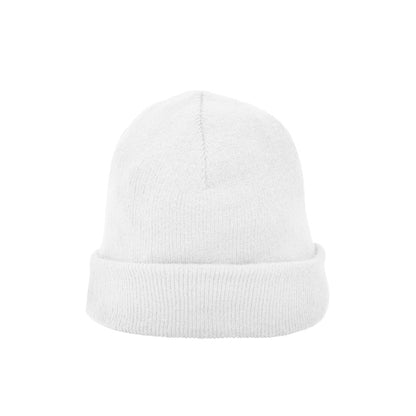 Stamina PLANET Knitted beanie in white - promotional merchandise printed with your company logo
