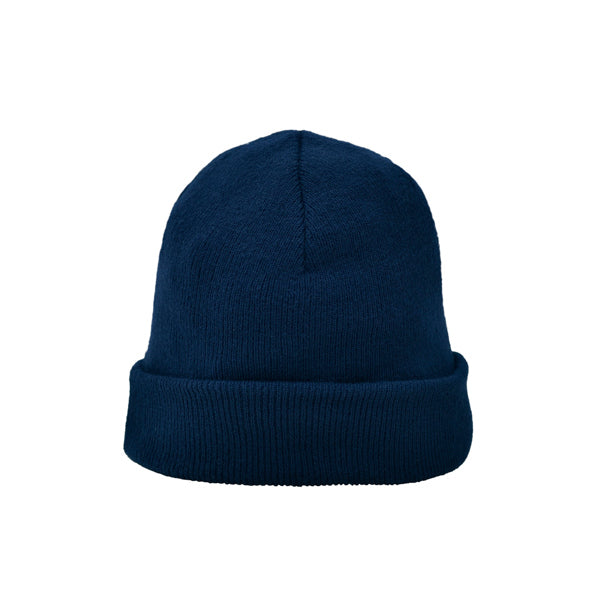 Stamina PLANET Knitted beanie in navy blue - promotional merchandise printed with your company logo