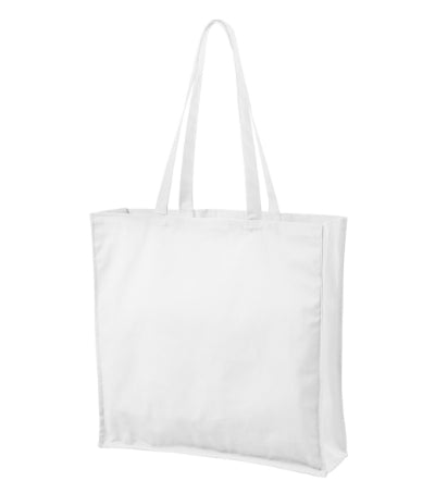 MALFINI CARRY Unisex shopping bag in white - promotional clothing printed with your company logo