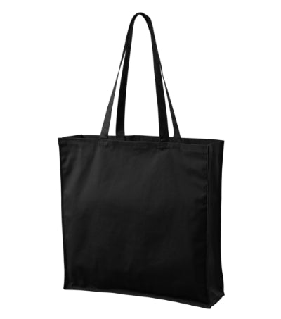 MALFINI CARRY Unisex shopping bag in black - promotional clothing printed with your company logo