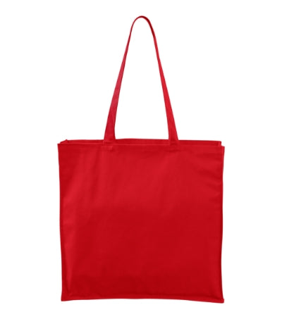 MALFINI CARRY Unisex shopping bag in red - promotional clothing printed with your company logo