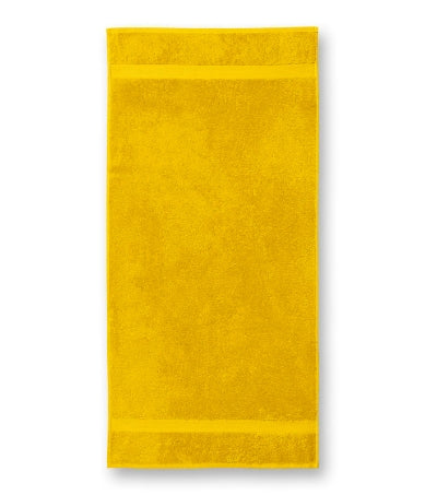 MALFINI TOWEL 450 Unisex towel in yellow - promotional clothing printed with your company logo