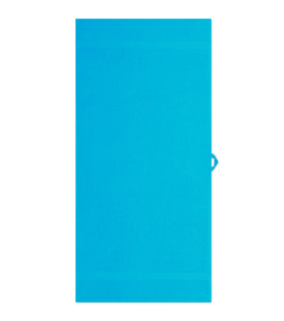 MALFINI TOWEL 450 Unisex towel in blue atoll - promotional clothing printed with your company logo