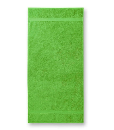 MALFINI TOWEL 450 Unisex towel in apple green - promotional clothing printed with your company logo