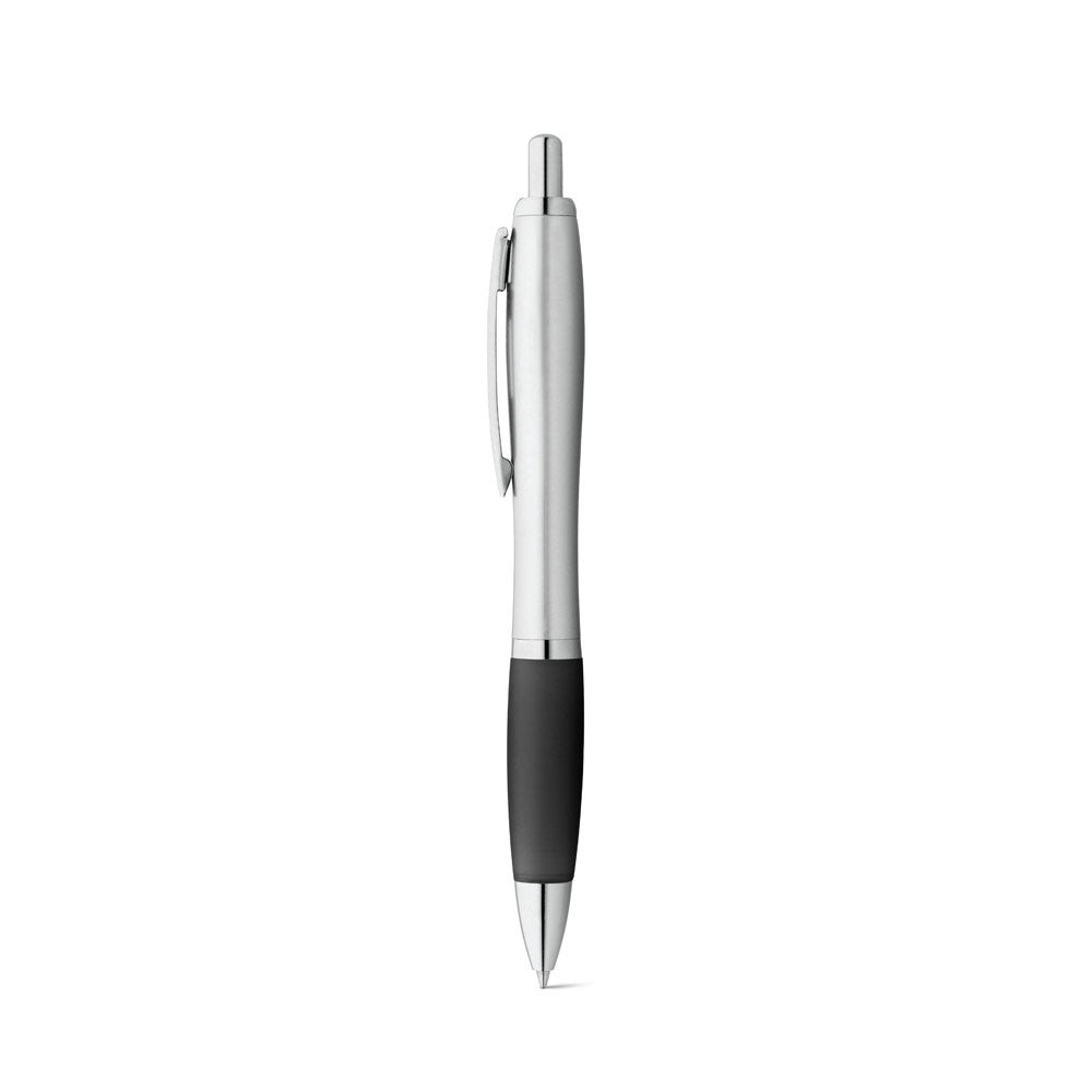 SWING promotional pen in black with custom logo branding