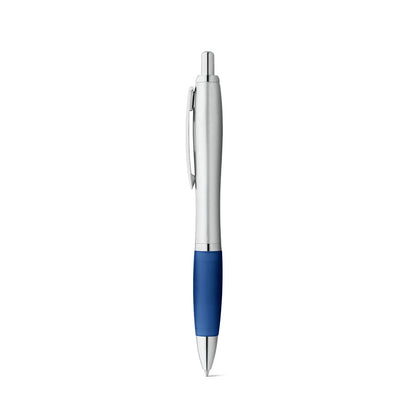 SWING promotional pen in blue with custom logo branding