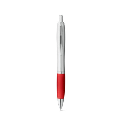 SWING promotional pen in red (detail view) with custom logo branding