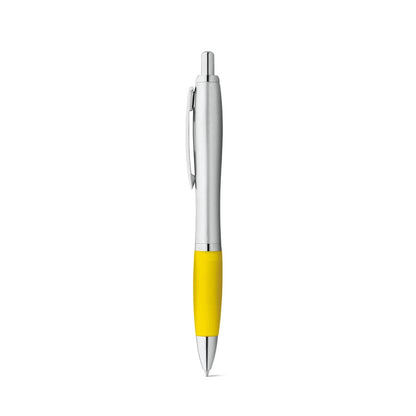 SWING promotional pen in yellow with custom logo branding