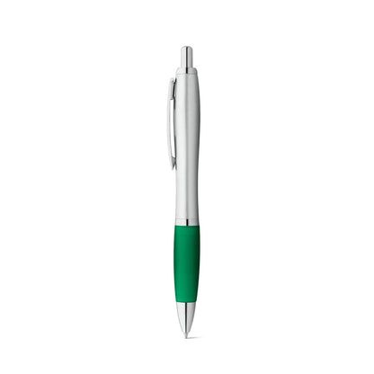 SWING promotional pen in green with custom logo branding