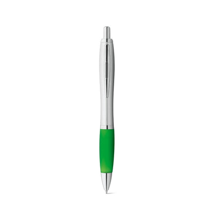 SWING promotional pen in light green (detail view) with custom logo branding