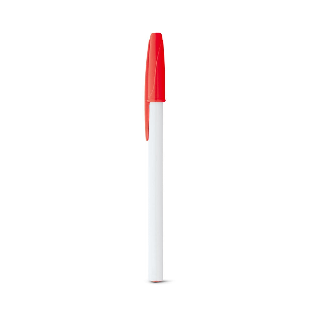 CORVINA promotional pen in red with custom logo branding
