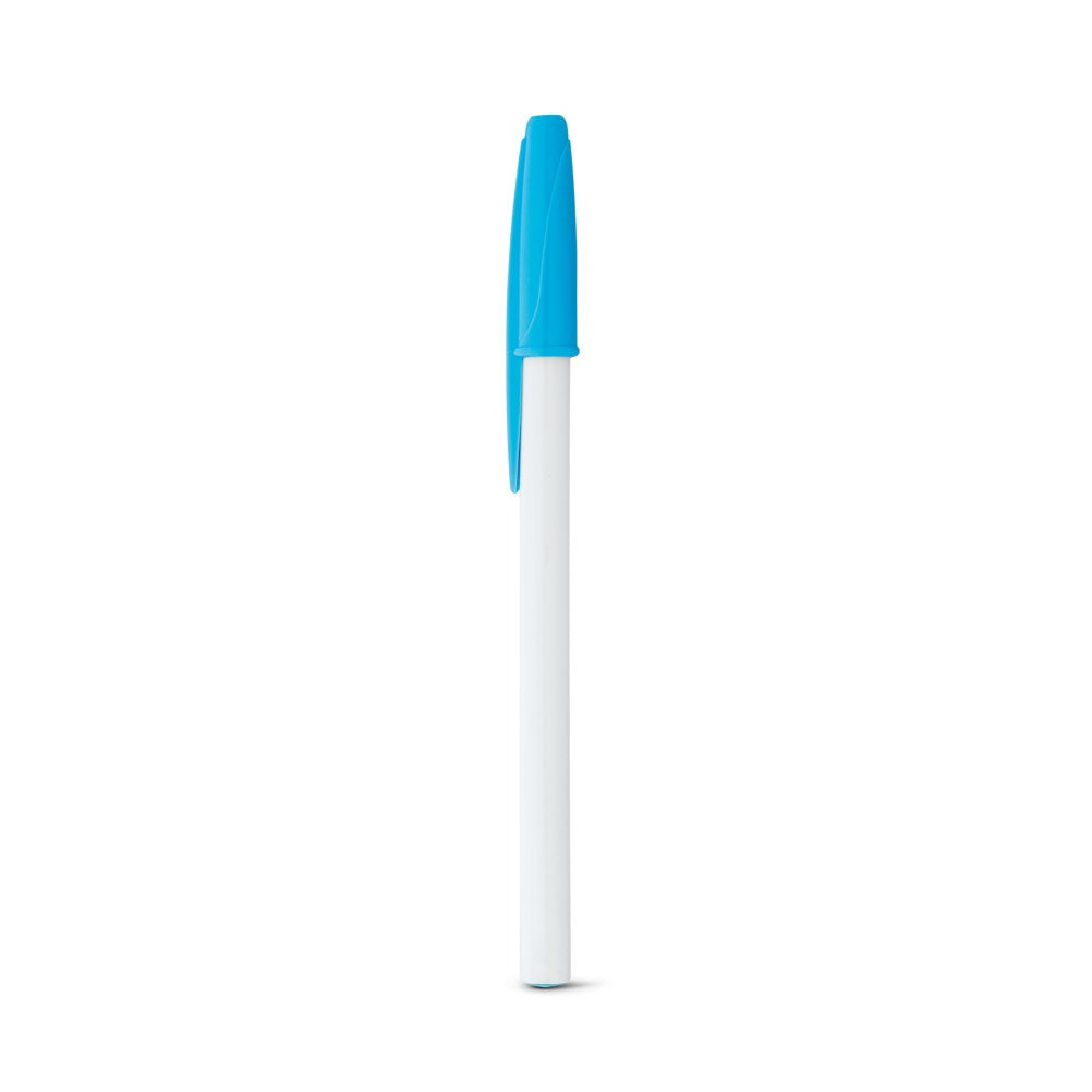 CORVINA promotional pen in light blue with custom logo branding