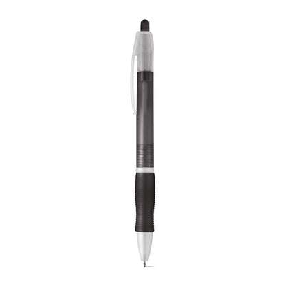 SLIM promotional pen in black with custom logo branding