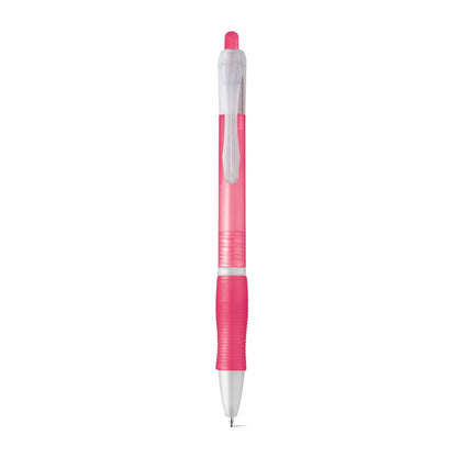 SLIM promotional pen in light pink (detail view) with custom logo branding