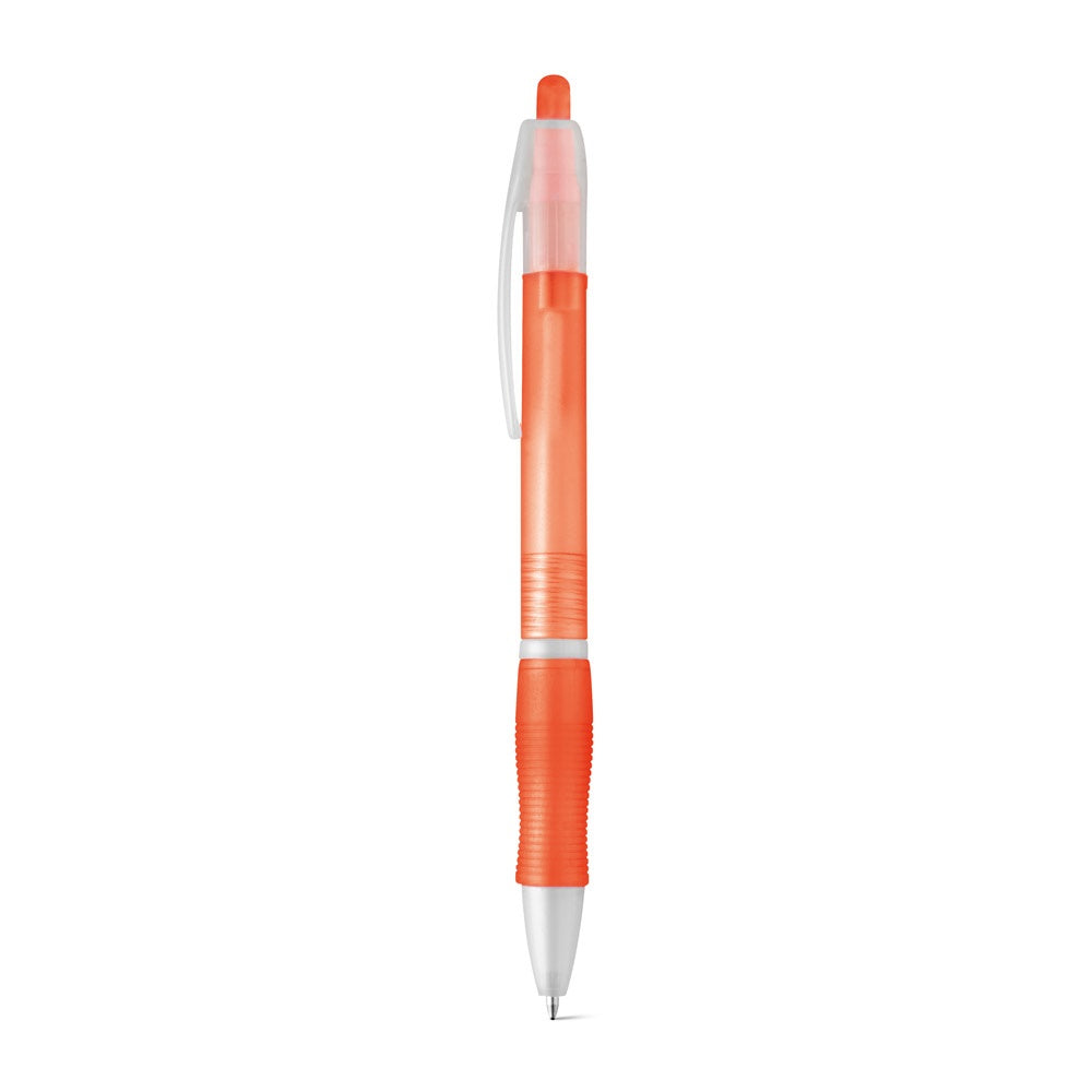 SLIM promotional pen in orange with custom logo branding