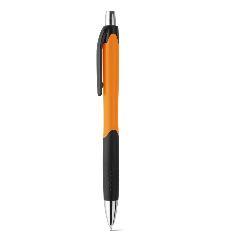 CARIBE promotional pen in orange with custom logo branding