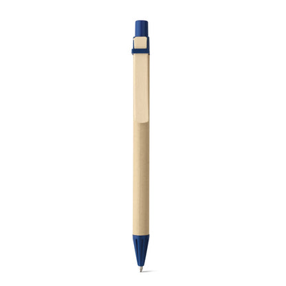 NAIROBI promotional pen in blue (detail view) with custom logo branding