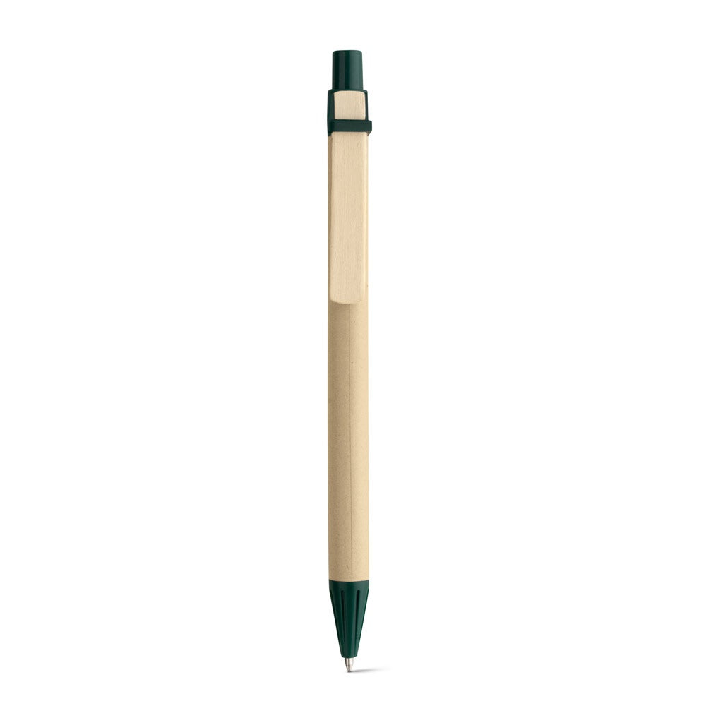 NAIROBI promotional pen in green (detail view) with custom logo branding