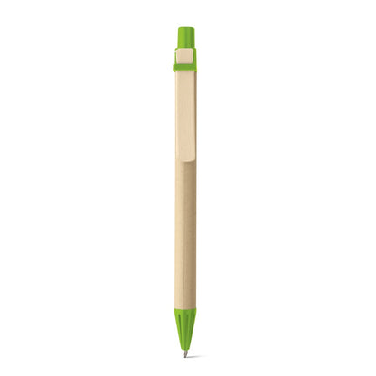 NAIROBI promotional pen in light green (detail view) with custom logo branding