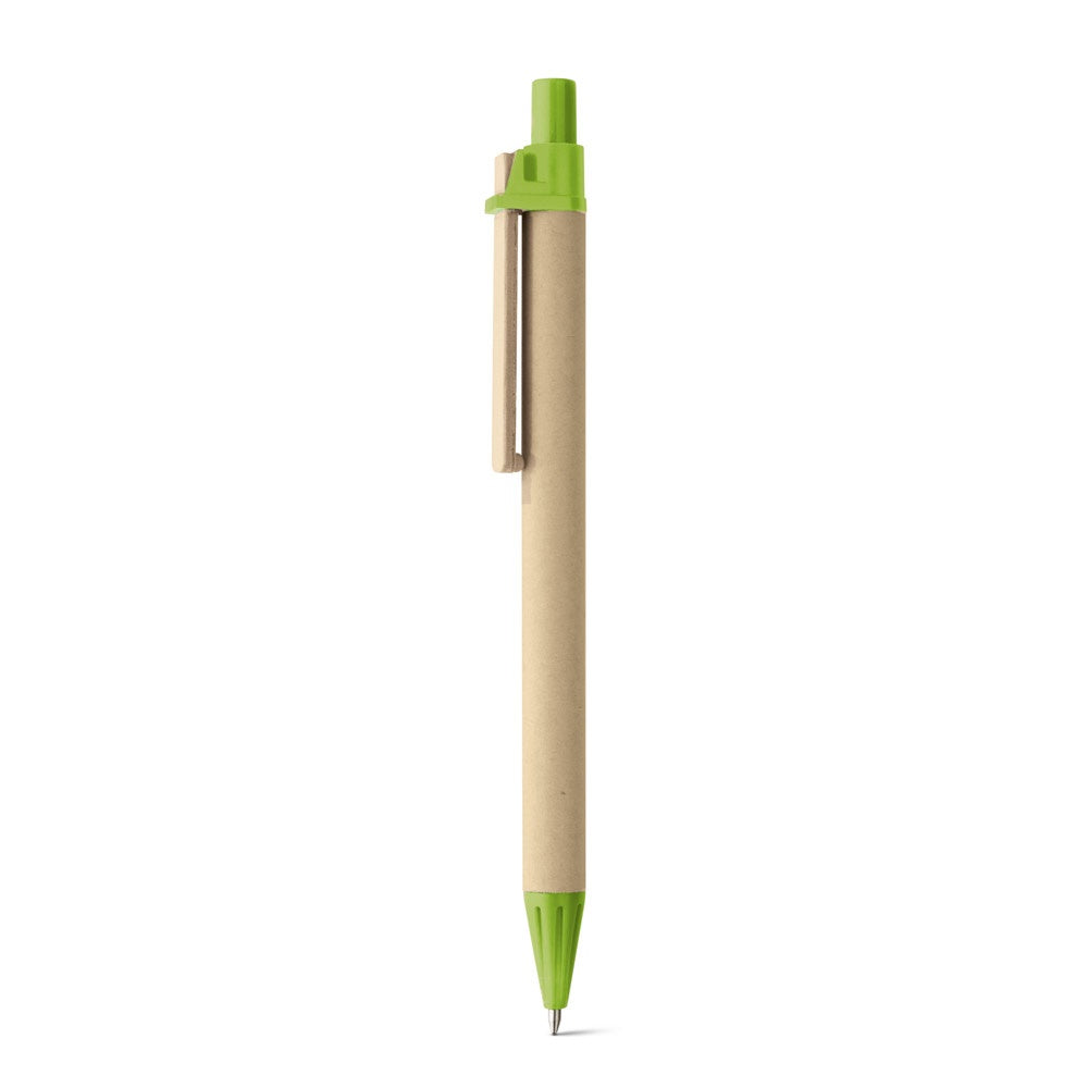 NAIROBI promotional pen in light green with custom logo branding