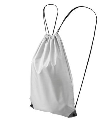 MALFINI ENERGY Unisex gymsack in white - promotional clothing printed with your company logo