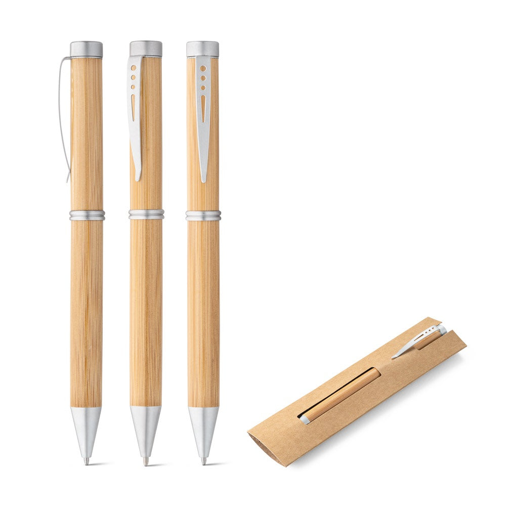 LAKE promotional pen (complete set view) with custom logo branding