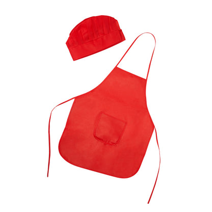 Stamina JAMIE Non-woven colour apron in red - promotional merchandise printed with your company logo