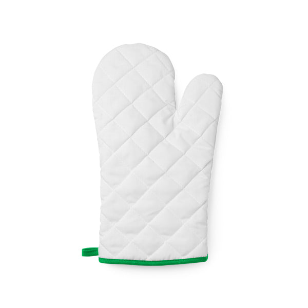 Stamina ROGER Polyester oven glove in fern green - promotional merchandise printed with your company logo