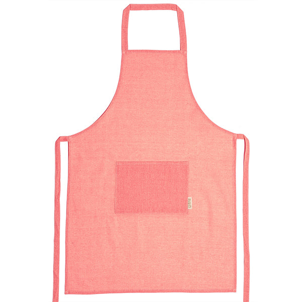 Stamina AROLA Recycled cotton apron in red - promotional merchandise printed with your company logo