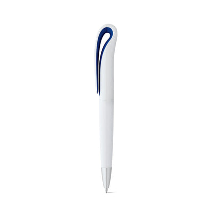 TOUCAN promotional pen in blue with custom logo branding