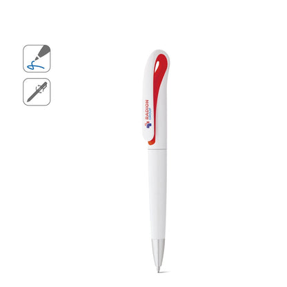 TOUCAN promotional pen (complete set view) with custom logo branding