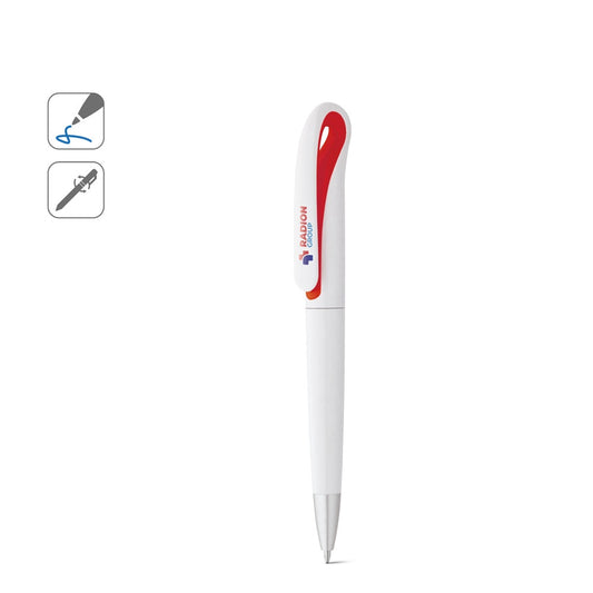 TOUCAN promotional pen (complete set view) with custom logo branding