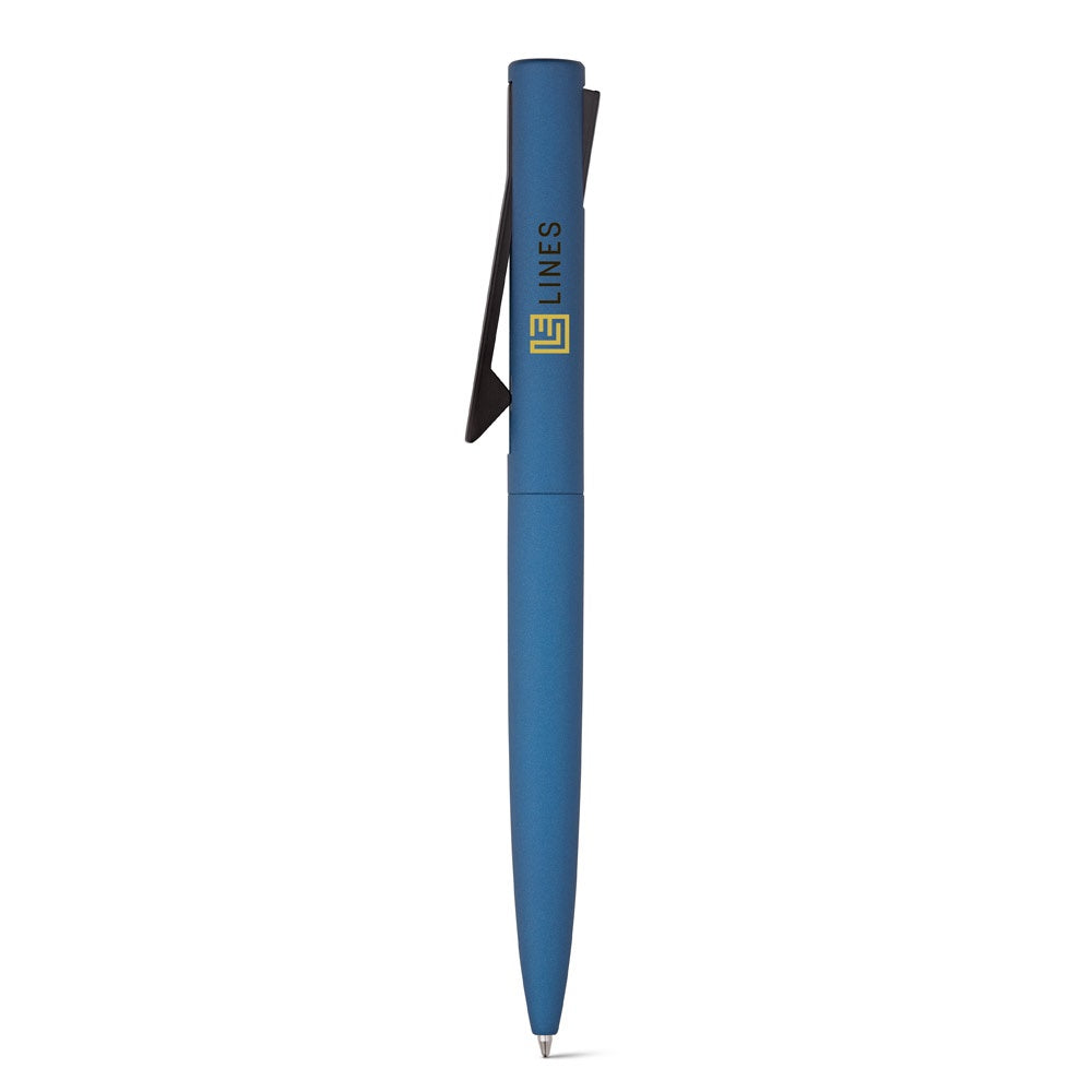 CONVEX promotional pen in blue with custom logo branding
