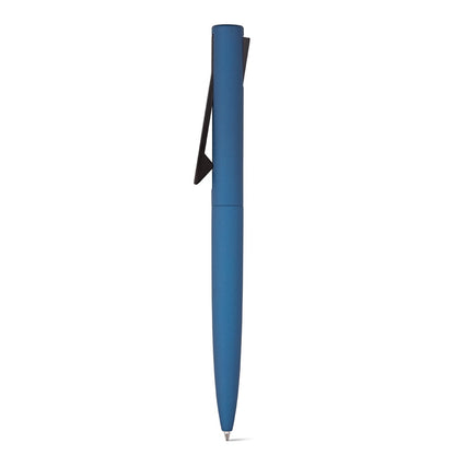 CONVEX promotional pen in blue with custom logo branding