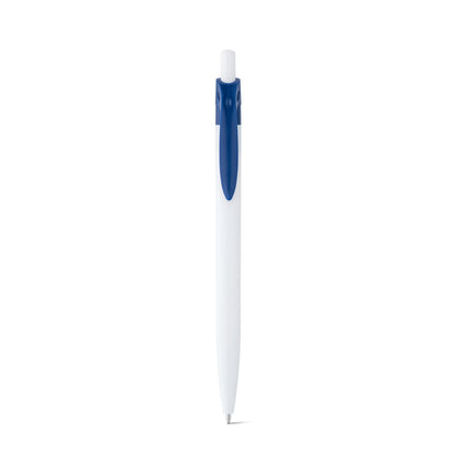 MARS promotional pen in blue (detail view) with custom logo branding